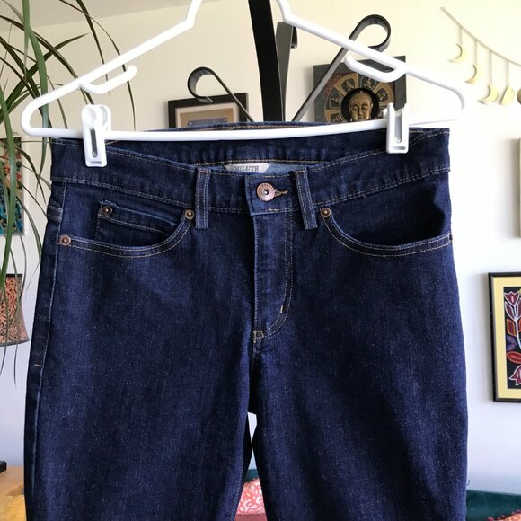 DULUTH Trading Co size 2 short Dark Stretch Denim Skinny Ankle Jeans - Picture 2 of 4